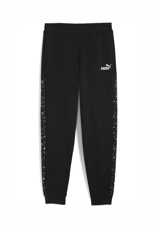 Спортивные штаны essentials с графическим рисунком животного Puma, Black — фото 3