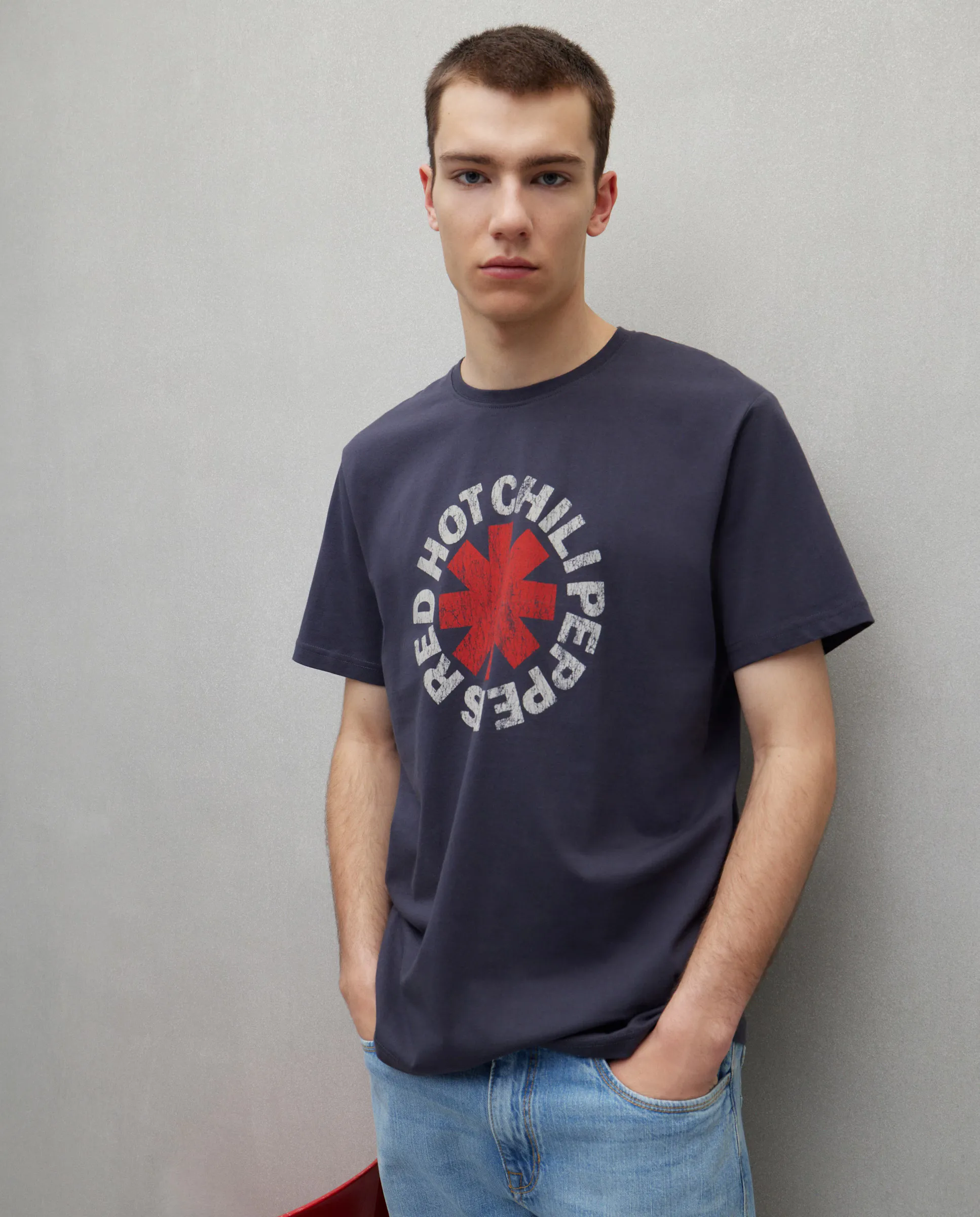 

Мужская футболка Red Hot Chilly Peppers Easy Wear, антрацит