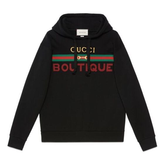 

Толстовка men's boutique printing black Gucci, черный