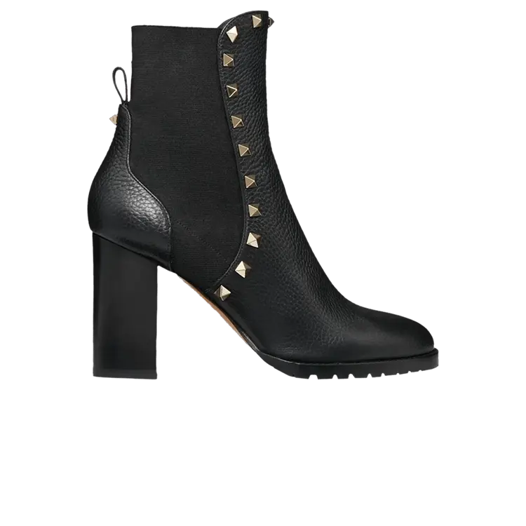 Ботинки Valentino Valentino Wmns Rockstud Ankle Boot 'Black', черный