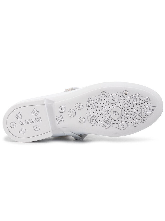 Кроссовки с липучкой Geox Zapatos hasta el tobillo J Plie' A J0255A 000HH C1000, белый — фото 4