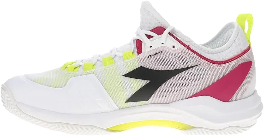 Кроссовки теннисные Diadora Speed Blushield Fly 4 Plus Clay, White — фото 3