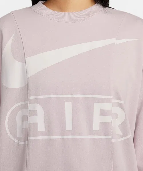 Коллекция женская Nike NSW Air OOS флис L/S Кружевной розовый — фото 3