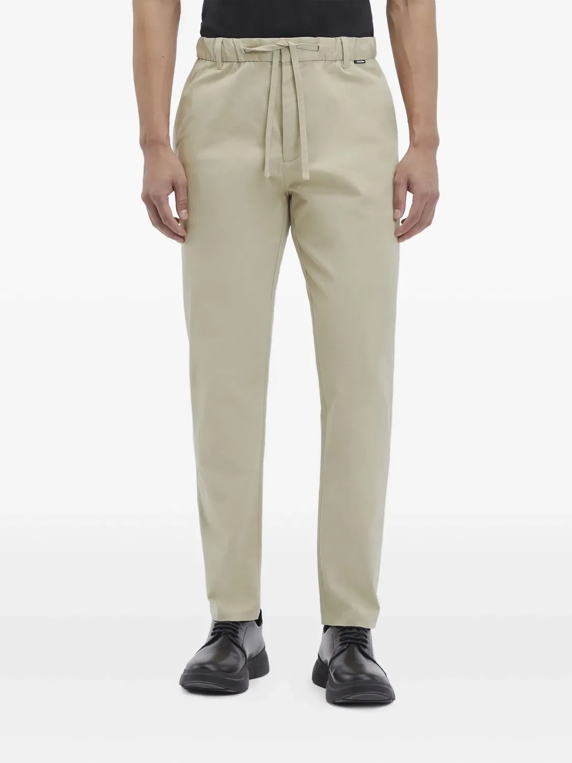 Зауженные брюки с кулиской Calvin Klein, зеленый