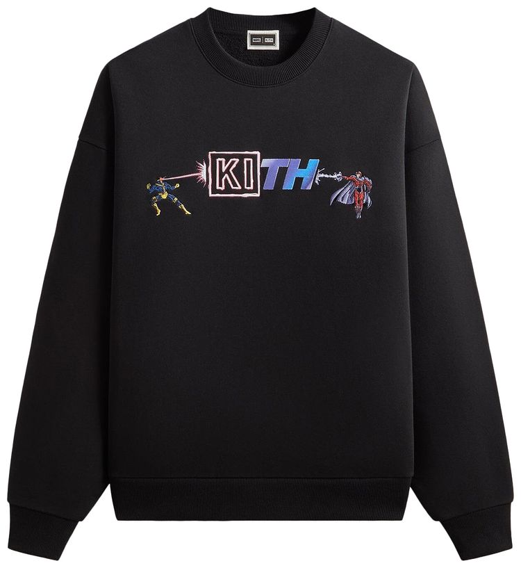

Свитшот Kith x Marvel Clash Vintage Nelson Crewneck, черный