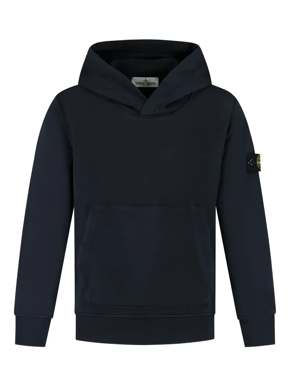

Толстовка с капюшоном и карманом Stone Island Junior, черный