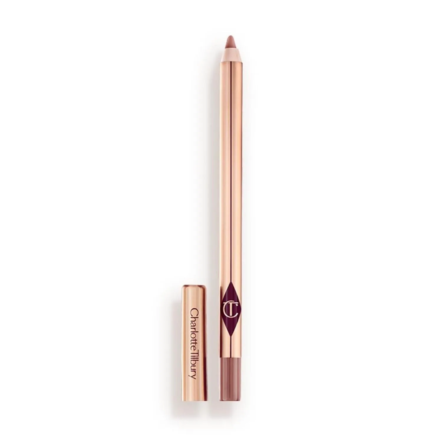 Карандаш для губ Charlotte Tilbury Lip Cheat - придает губам более объемный и выразительный вид - обогащен маслом жожоба и гиалуроновой кислотой - водостойкий, не размазывается и не оставляет следов., Iconic Nude - nude