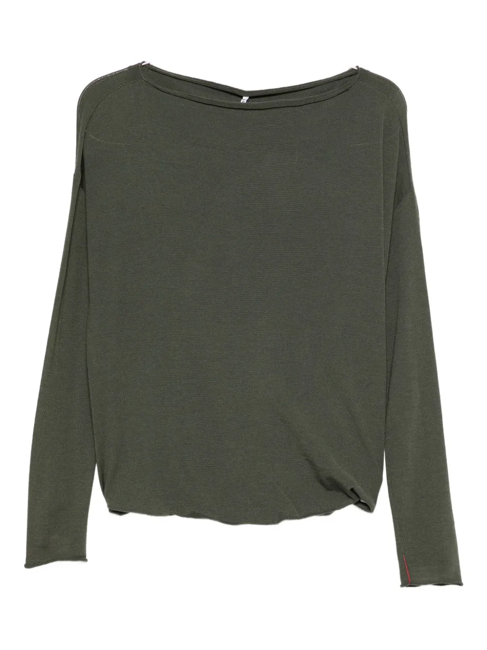 

Свитер с вырезом-лодочкой Liviana Conti, серый