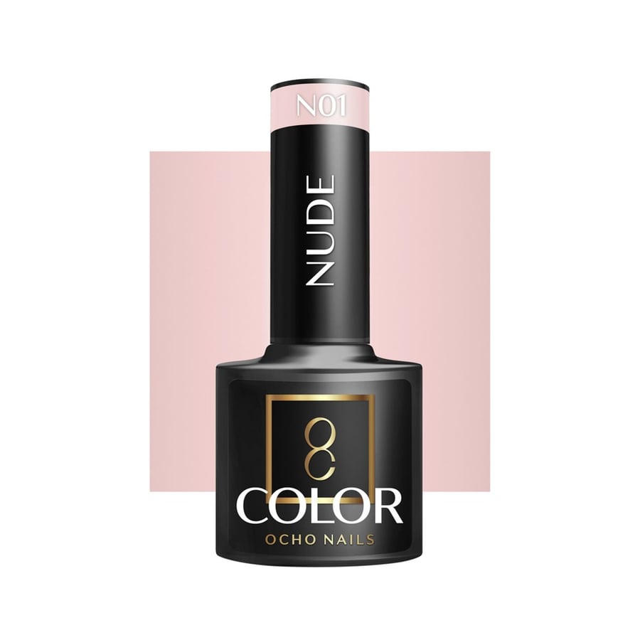 

OCHO NAILS Гибридный лак для ногтей нюд N01 -5 г Active Shop