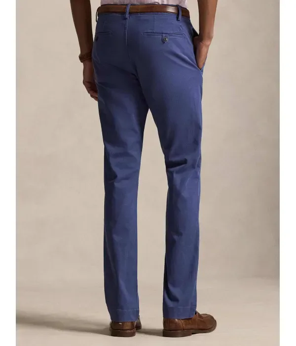 Брюки чинос Bedfort slim fit Polo Ralph Lauren, темно-синий — фото 3