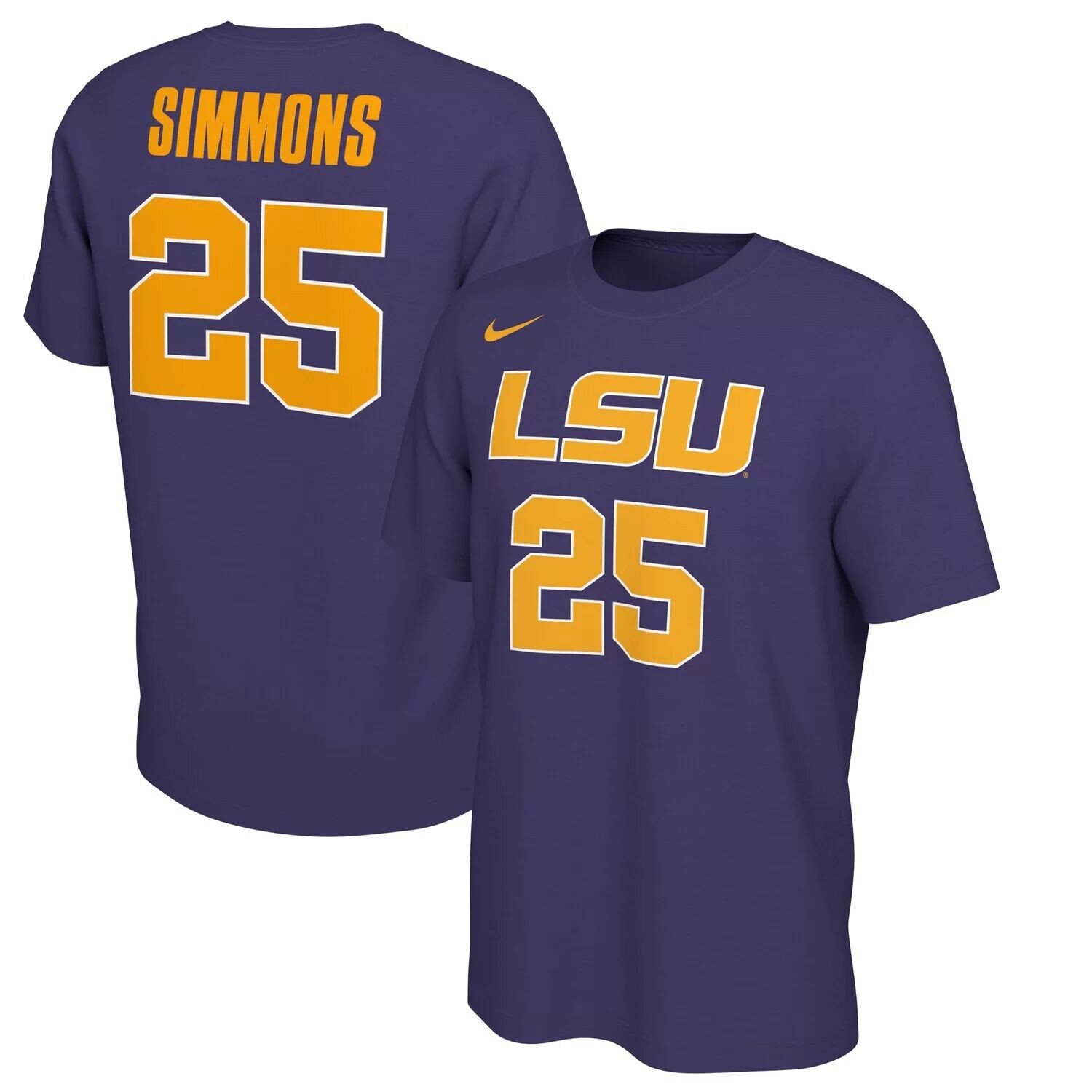

Мужская фиолетовая футболка из баскетбольного джерси для выпускников LSU Tigers Ben Simmons в стиле ретро Nike, Фиолетовый, Мужская фиолетовая футболка из баскетбольного джерси для выпускников LSU Tigers Ben Simmons в стиле ретро Nike