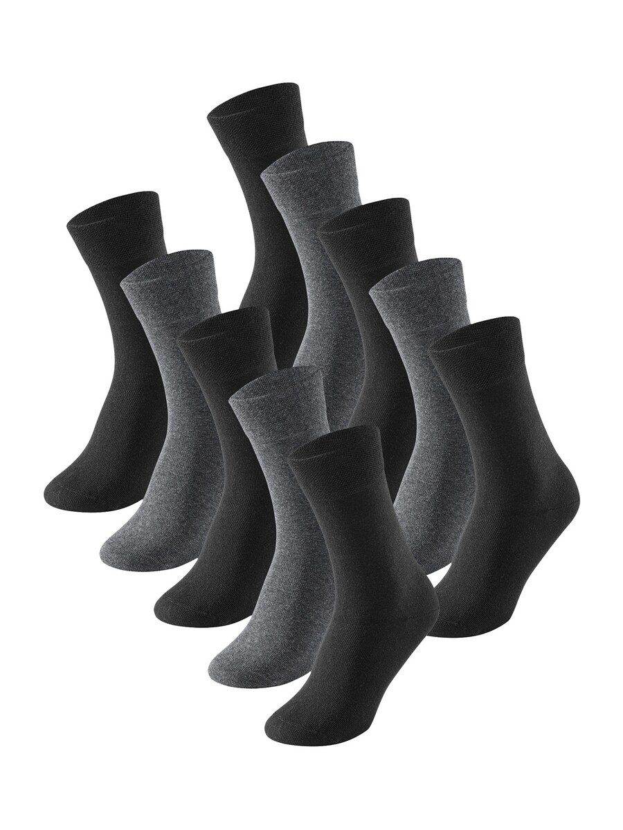 

Носки SCHIESSER Cotton Fit, цвет Grey/Black