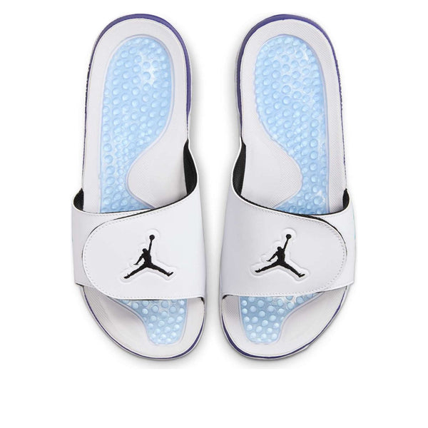 Тапочки hydro 5 slides Air Jordan, белый — фото 4