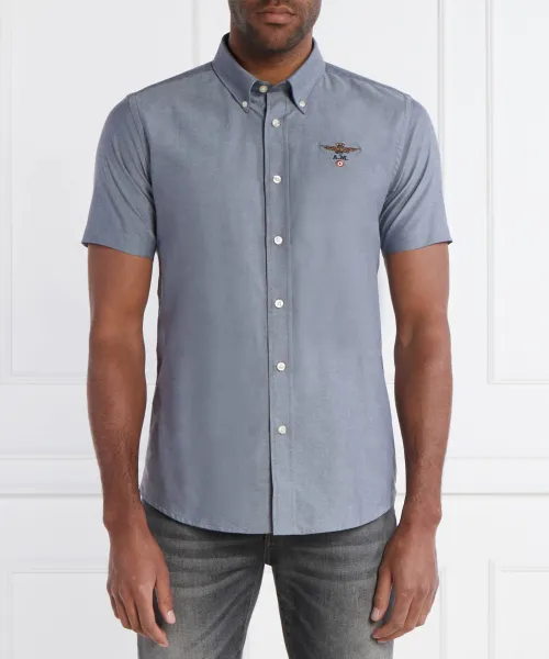 

Футболка MC Regular fit Aeronautica Militare, синий