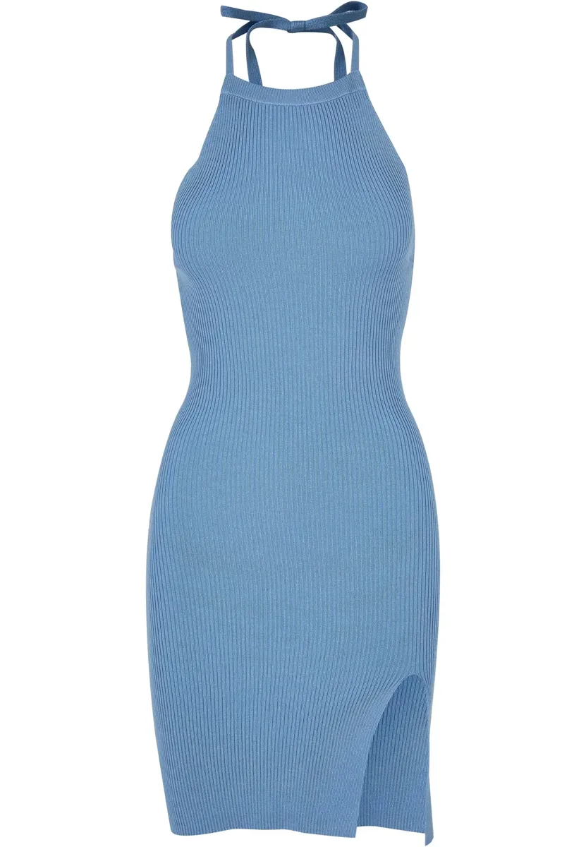 

Платье-рубашка URBAN CLASSICS " Urban Classics Ladies Rib Knit Halter Dress" (1 шт.), синий