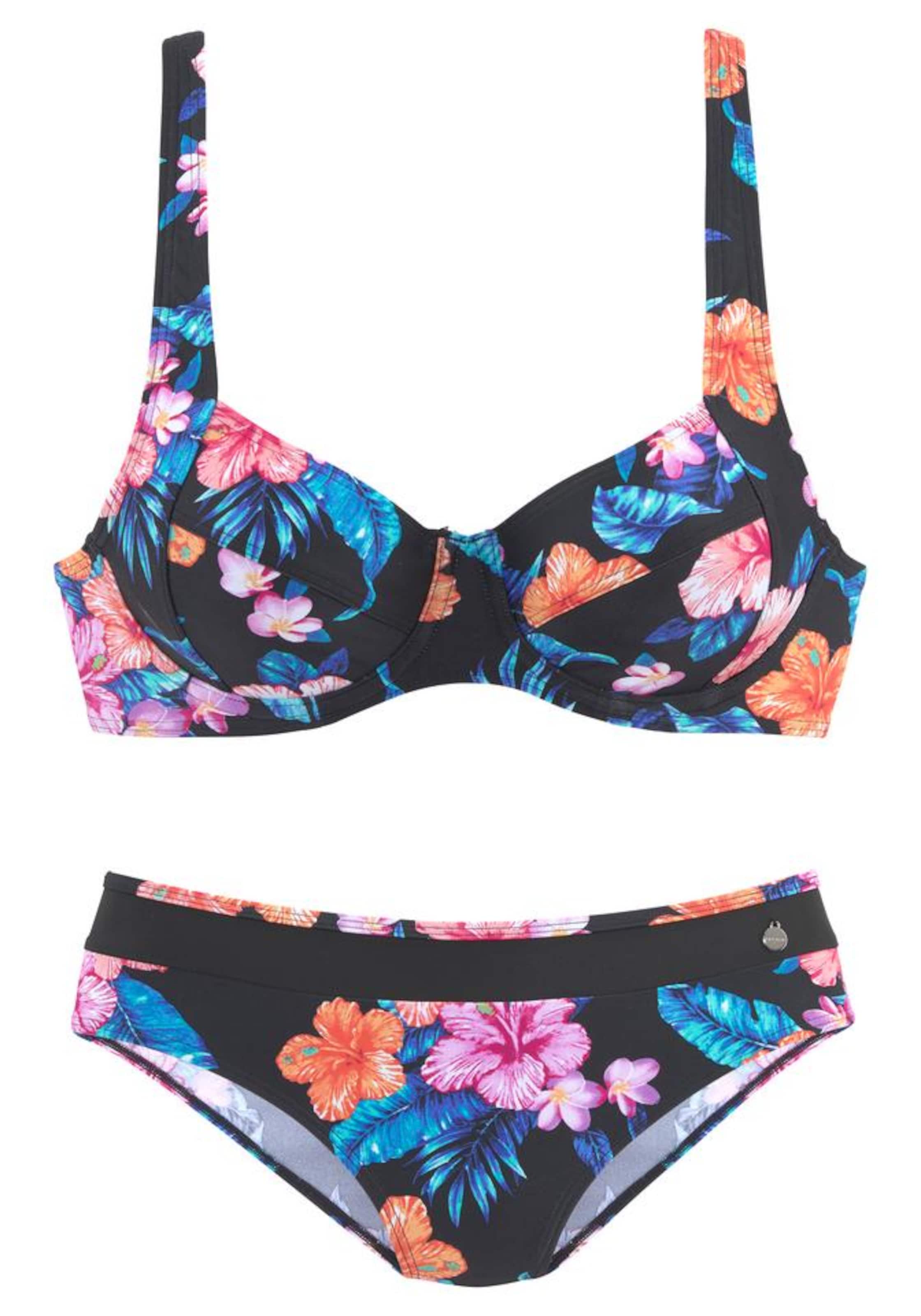 

LASCANA Футболка Bikini в черном цвете, Черный, LASCANA Футболка Bikini в черном цвете
