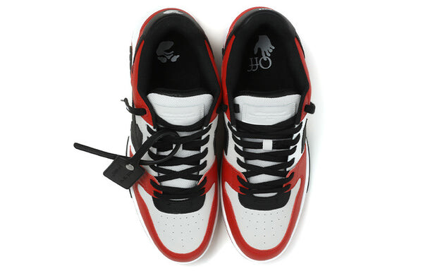 Кроссовки out of office low-top sneaker 'red black white' Off-White, красный — фото 3