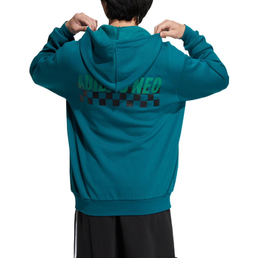 Худи adidas Vbe Hoodies 4 'Teal' — фото 3