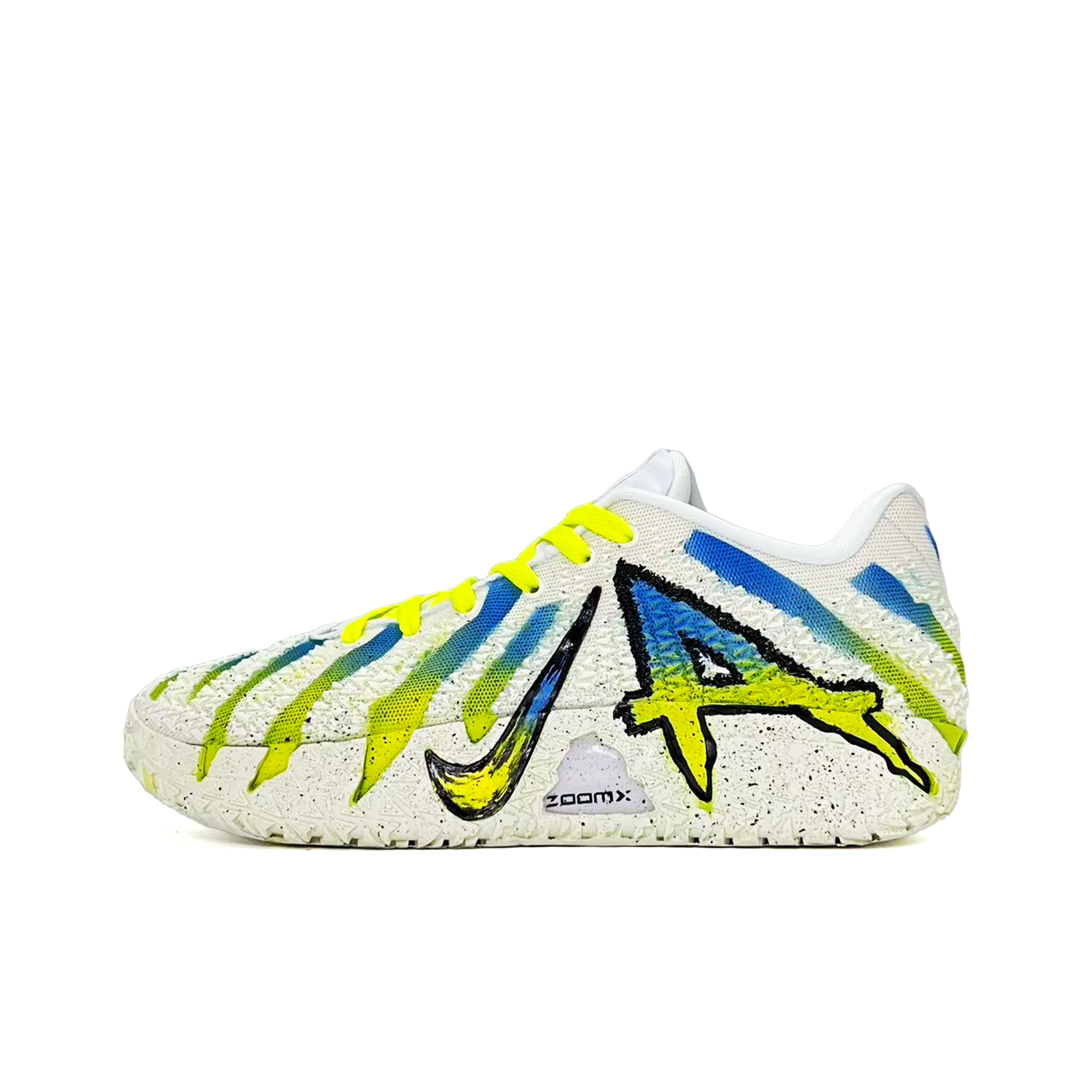 

Nike Кроссовки баскетбольные Ja Morant 3 Iridescent Support Rebound Grip Low top Unisex Yellow Blue Gradient
