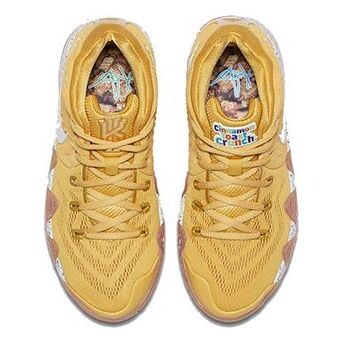 Кроссовки kyrie 4 'cinnamon toast crunch' gs Nike, золотой — фото 2
