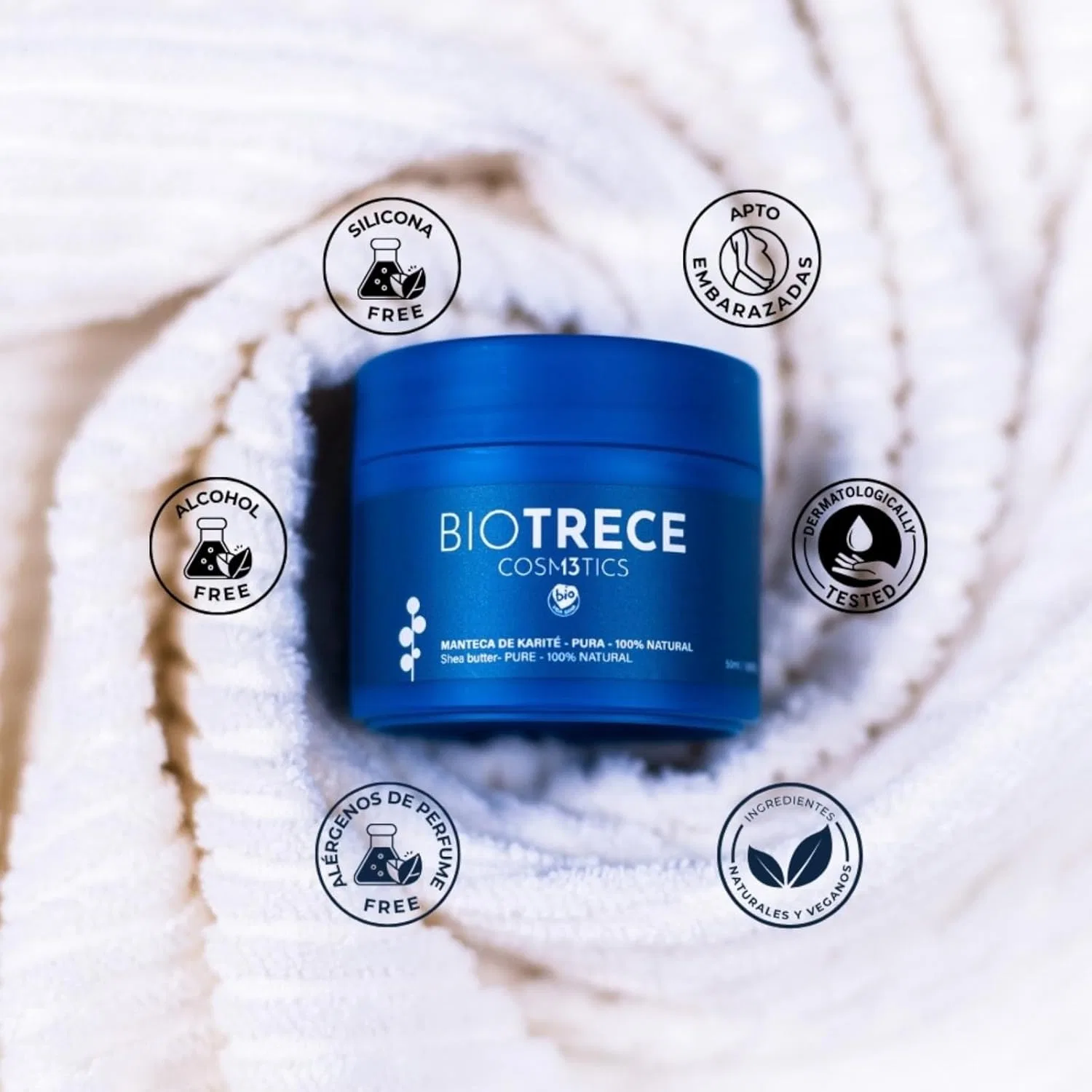 Натуральное масло ши Biotrece Pure Shea Butter, 400 мл Biotrece Cosmetics — фото 2