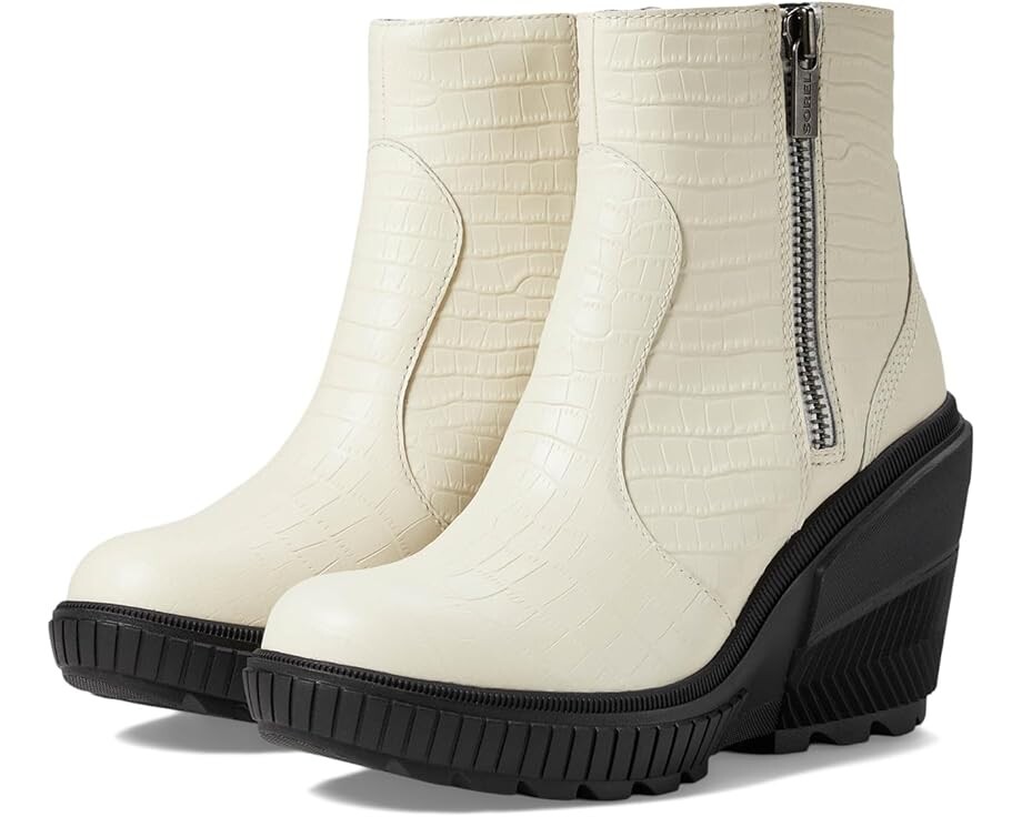 

Ботинки SOREL ONA AVE Zip Wedge, цвет Chalk/Black