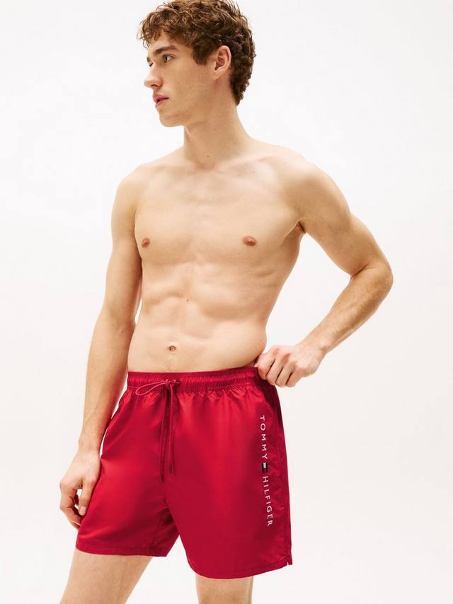 

Плавательные шорты с завязками на поясе Tommy Hilfiger, Medium Red