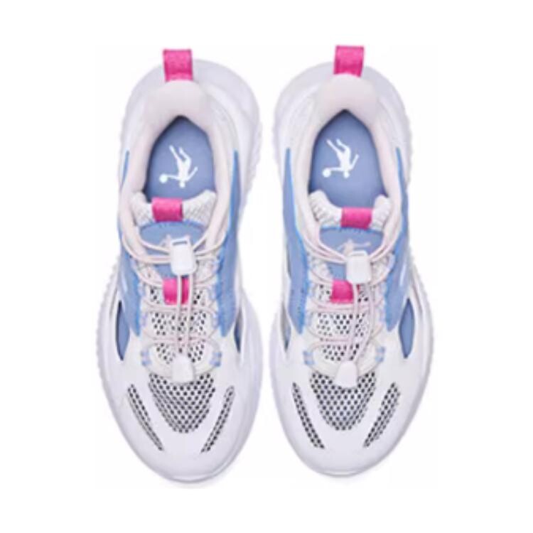 Кроссовки QIAODAN Kids Lifestyle Shoes GS Low-top White/Gray — фото 3
