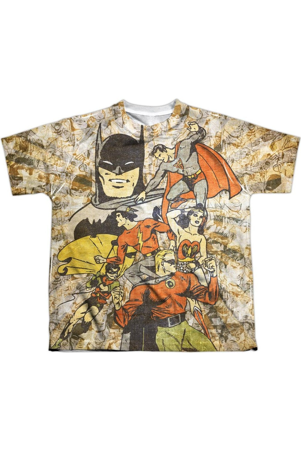

Футболка DC Comics All Stars с коротким рукавом для детей Gildan, белый