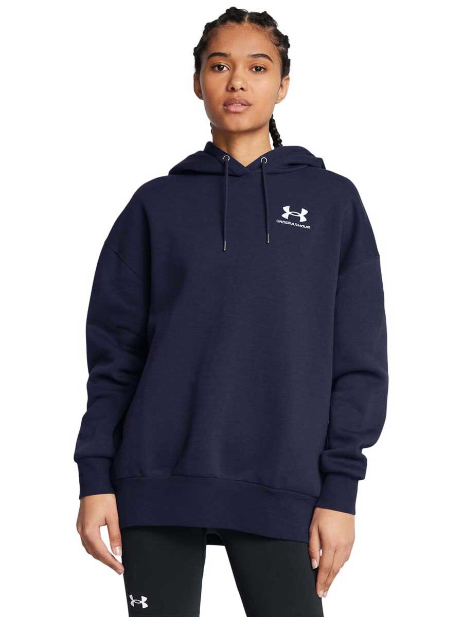 

Толстовка Under Armour Essential Flc OS Hoodie, синий