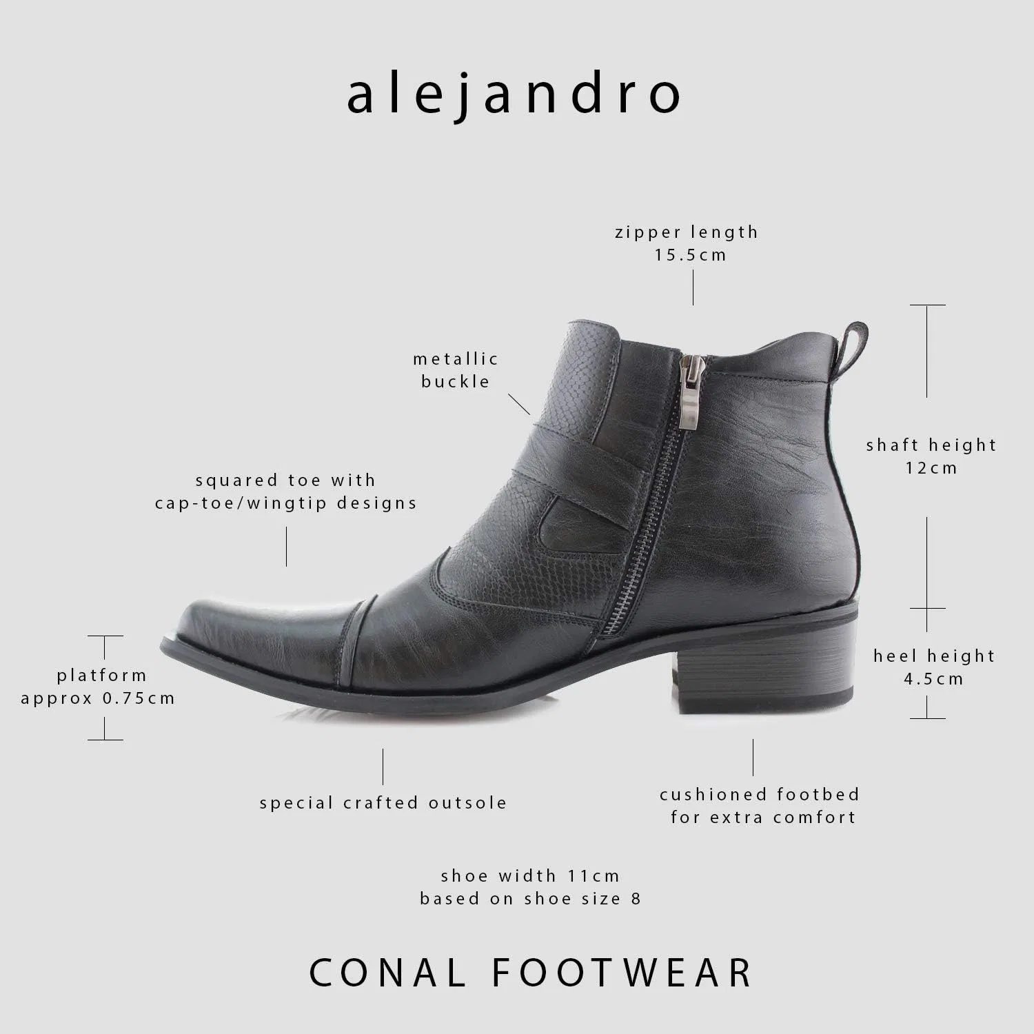 Ботинки Ferro Aldo Hombres, Black — фото 2