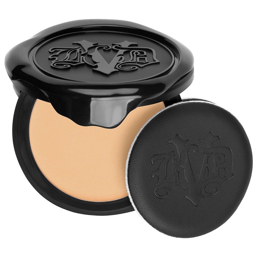

Многоразовая матирующая прессованная финишная пудра KVD Beauty Lock-It, цвет Light Medium