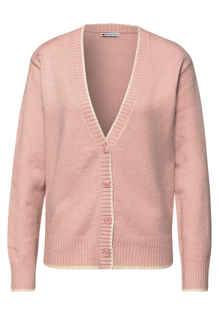

Вязаный кардиган STREET ONE, темно-розовый