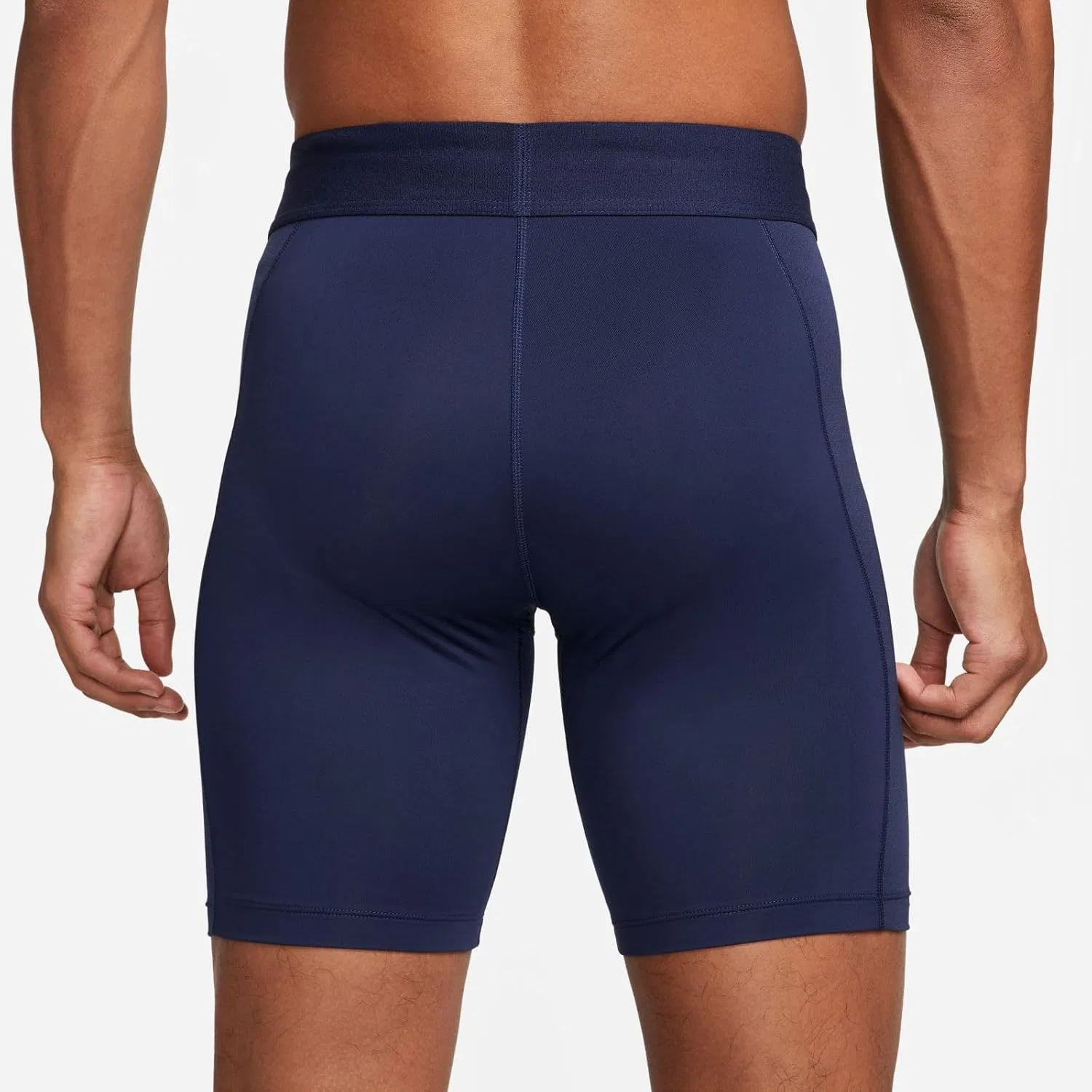 Шорты для тренировок Nike, цвет Midnight Navy/White — фото 3