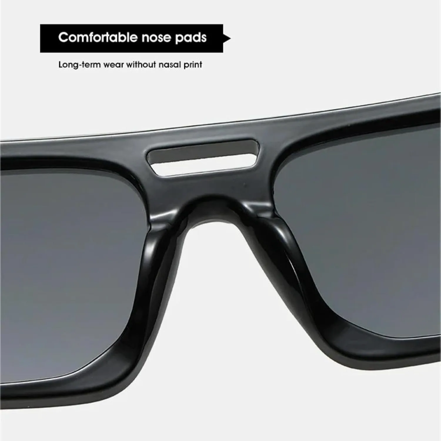 

Солнцезащитные очки с двойной перемычкой для женщин, градиентный дизайн, модная оправа для мужчин, ретро-панк, защита от УФ-излучения UV400 TVTBBVV, Green Champagne