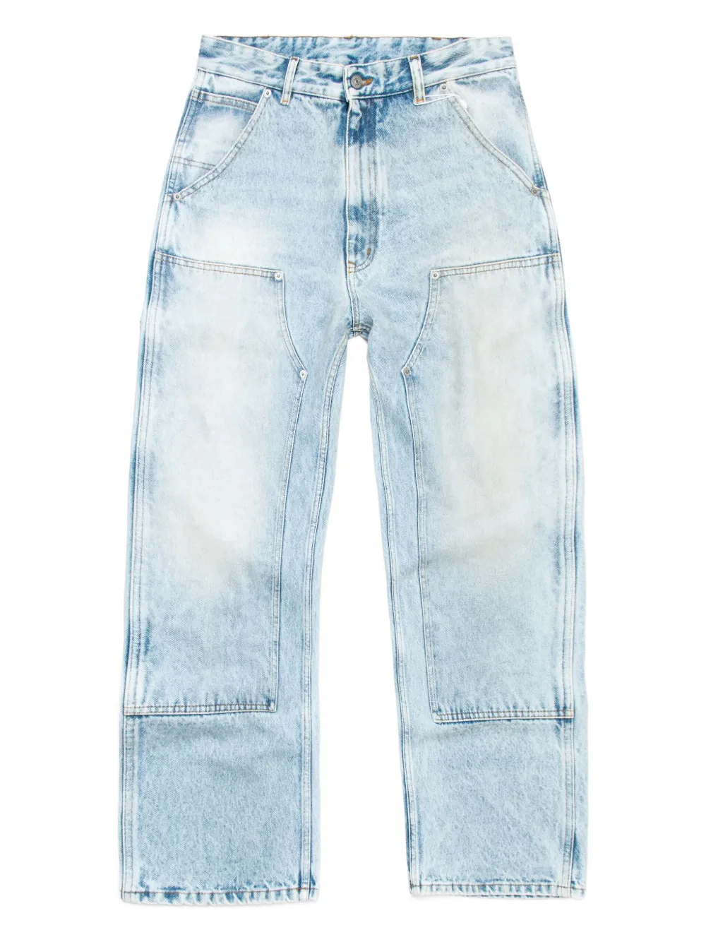 

Джинсы с накладными карманами MM6 Maison Margiela, синий