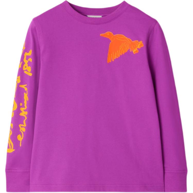 

Burberry Футболка SS24 ярко-фиолетовая Kids', Фиолетовый, Burberry Футболка SS24 ярко-фиолетовая Kids'