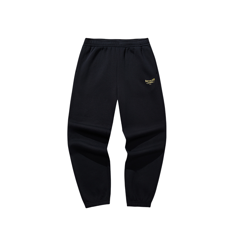 

Anta Мужские вязаные спортивные штаны базового черного цвета