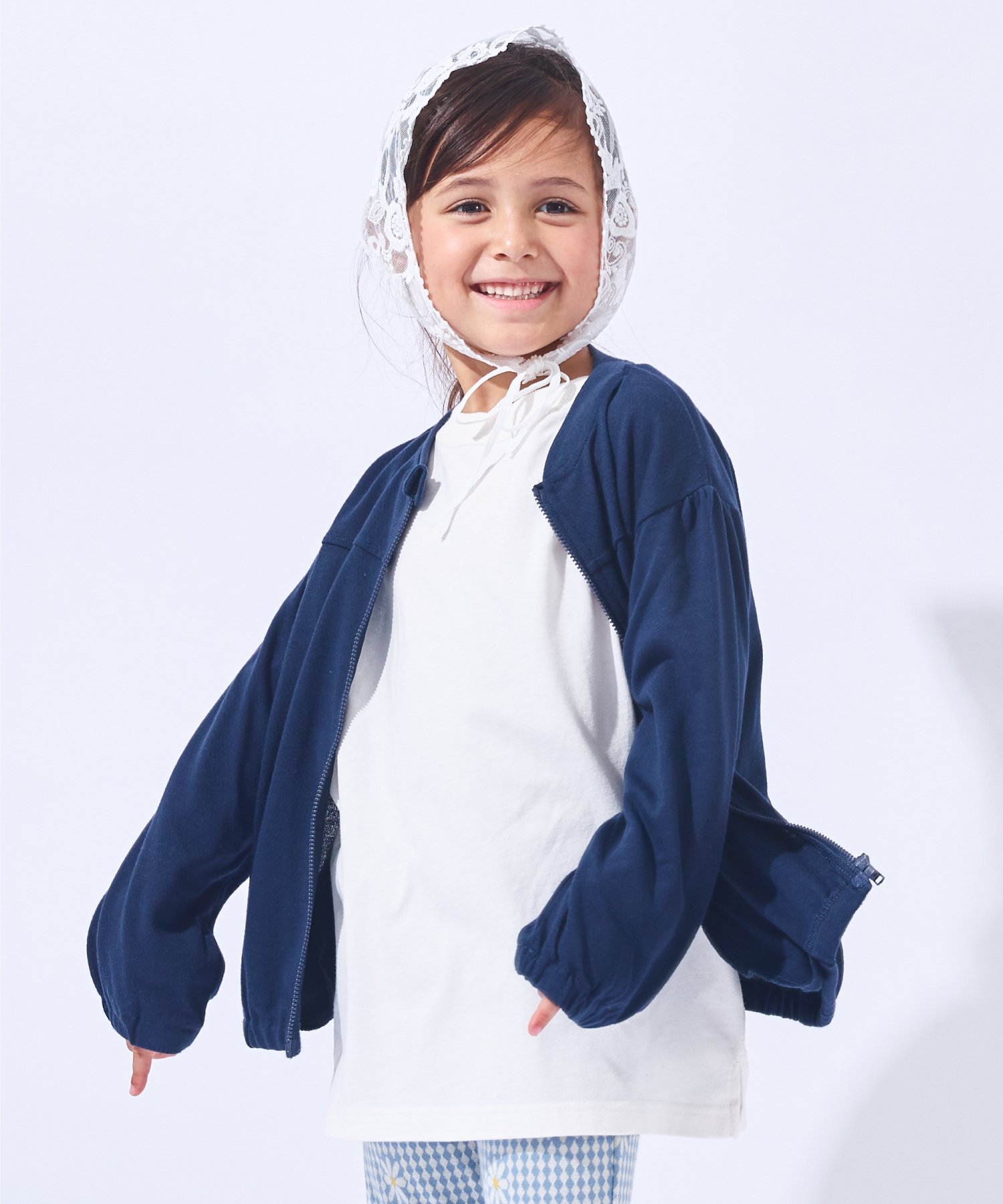 Легкая парка без капюшона Ever Closet, Navy