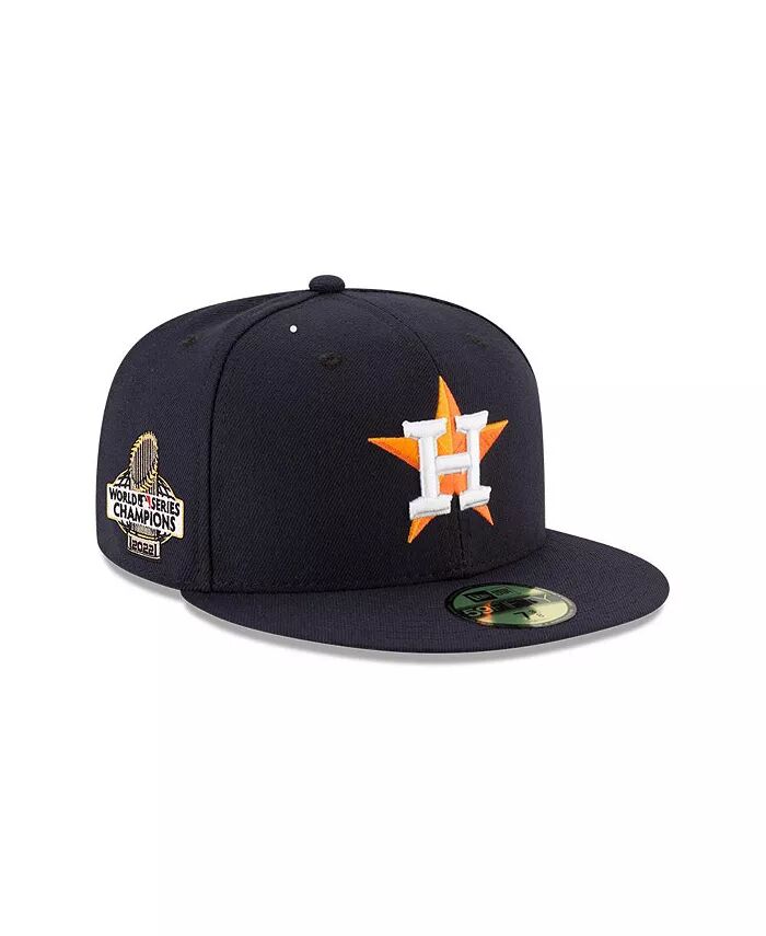 

Мужская темно-синяя бейсболка Houston Astros 2022 World Series Champions Side Patch 59FIFTY Fitted Hat New Era