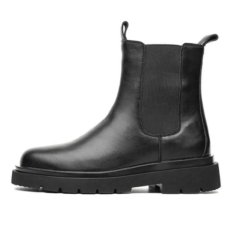 

Челси Ботинки Мужские Weishibangwei, цвет Black Fleece-Lined