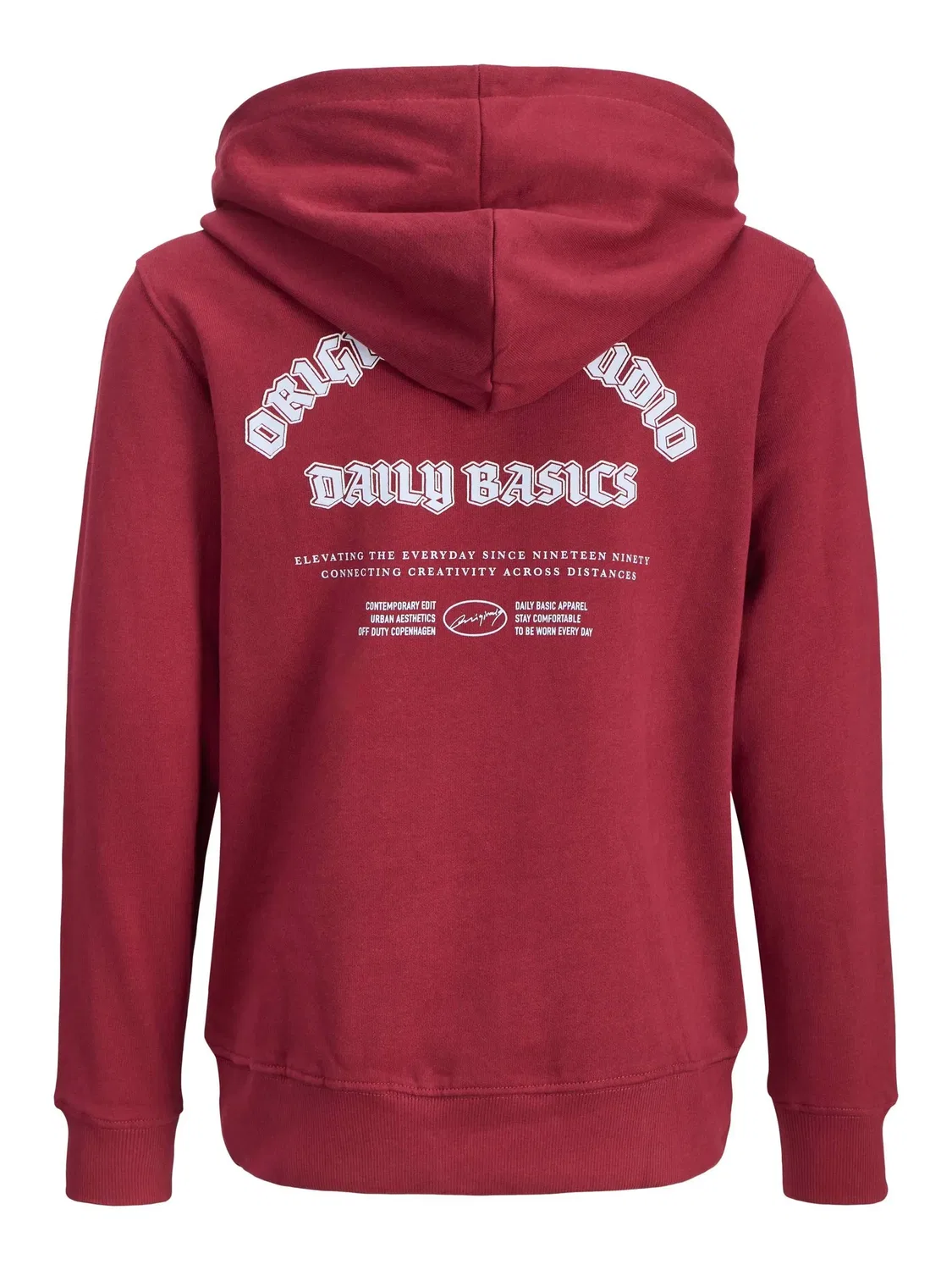 Капюшон худи тибетский красный, JACK & JONES Junior — фото 2