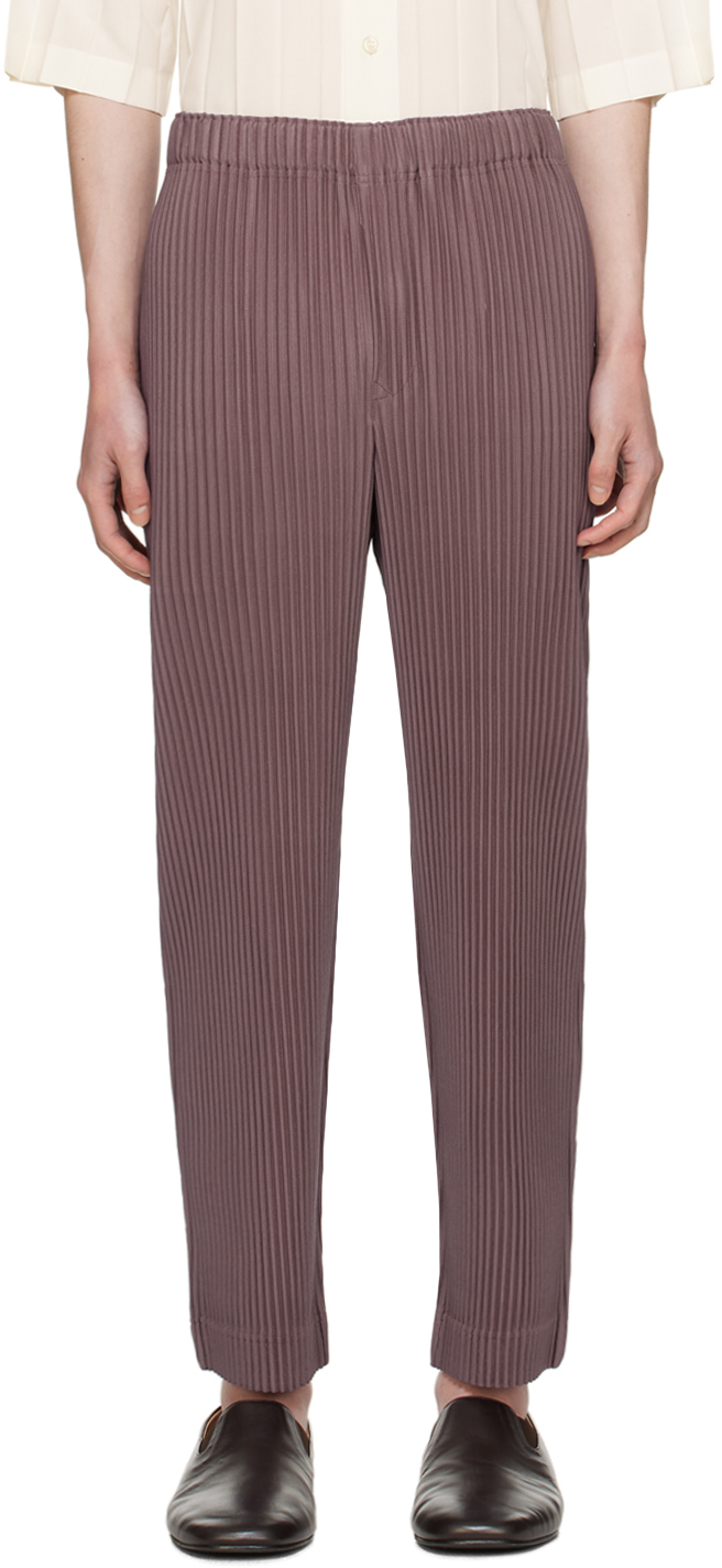 

Брюки январского цвета месяца Purple HOMME PLISSe ISSEY MIYAKE