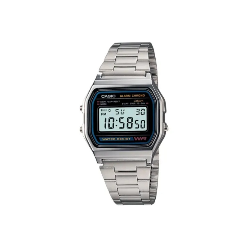 

CASIO Молодежная коллекция кварцевые часы Unisex черный циферблат