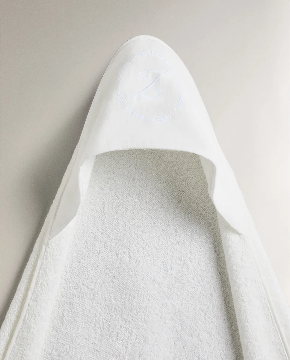 

Детское полотенце из муслина с капюшоном и буквами Zara Home, Letter Z