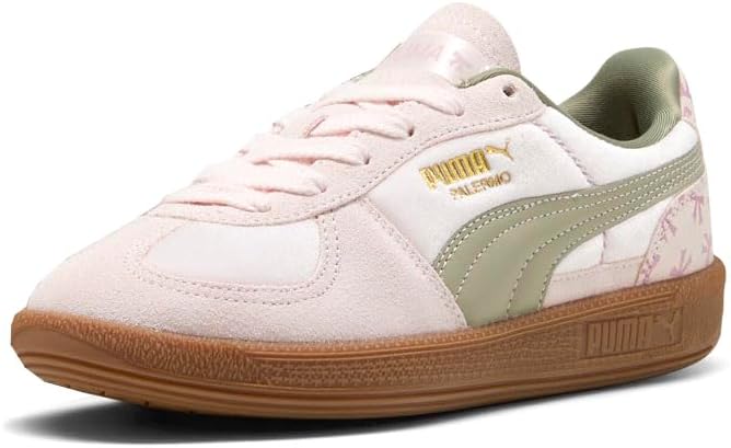 Кроссовки Puma Unisex-Child Palermo (для детей старшего возраста), Jasmine Flower/Lux Army — фото 2