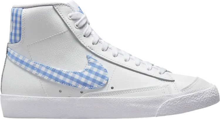 

Кроссовки Wmns Blazer Mid '77 'University Blue Gingham', белый