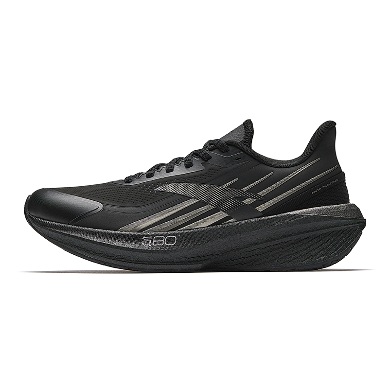 

ANTA Кроссовки Running Collection Low top с технологией Nitrogen Technology для мужчин, черные, из кожи
