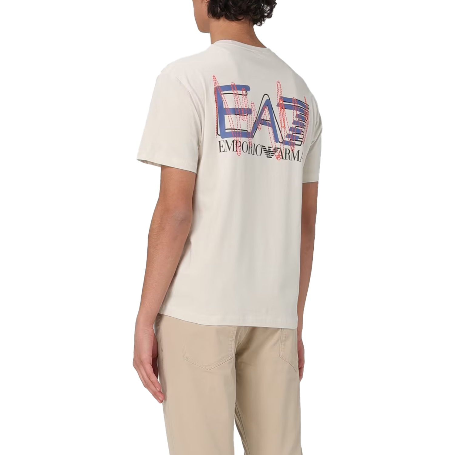 EMPORIO ARMANI EA7 Футболка Unisex Apricot — фото 4