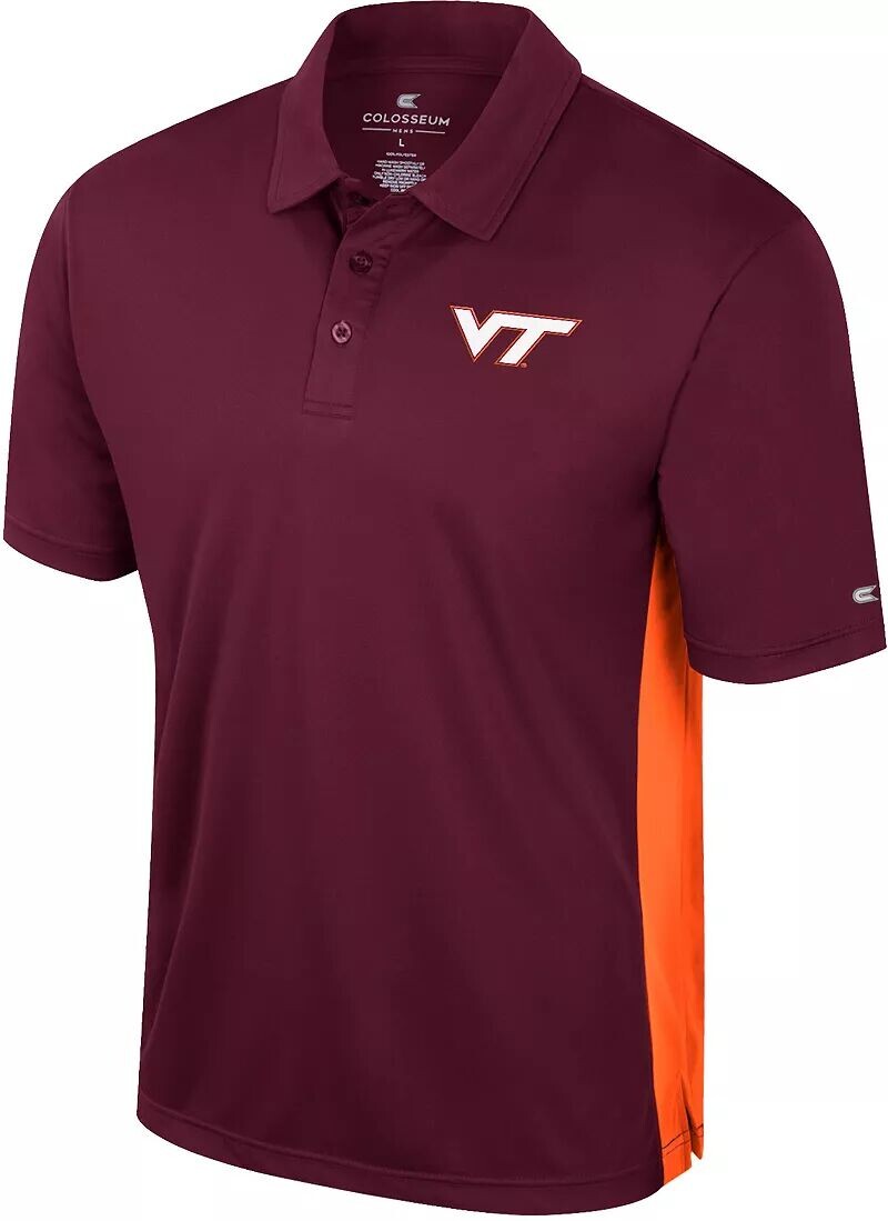 

Colosseum Мужские темно-бордовые кроссовки-поло Virginia Tech Hokies, Красный, Colosseum Мужские темно-бордовые кроссовки-поло Virginia Tech Hokies